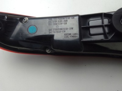 2017 alfa romeo giulia лампа задняя w крышка багажника 20700108 фото №1