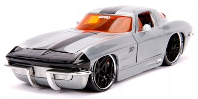 CORVETTE CHEVY 1963 STING RAY MODEL JADA 1:24