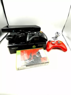 KONSOLA XBOX 360 S 250GB 2 PADY KINECT KARTON