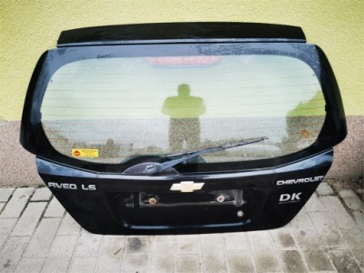 Chevrolet aveo t250 07-11 крышка багажника комплектная демонтаж фото №1