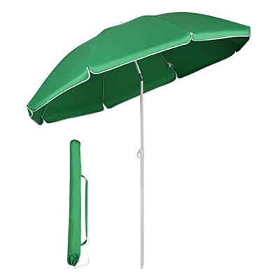 PARASOL KLASYCZNY PLAŻOWY OGRODOWY ZIELONY SEKEY 160 CM