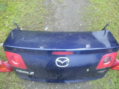 TAPA DE MALETERO PARTE TRASERA MAZDA 3 BK BERLINA 03-09ROK AZUL  