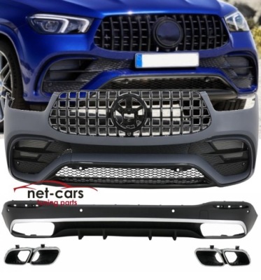 Бампер передок  задний mercedes gle suv w167 amg 63s c фото №1