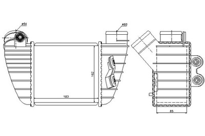 ИНТЕРКУЛЕР РАДИАТОР ВОЗДУХА DOŁADOWUJĄCEGO [NI