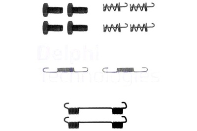 DELPHI JUEGO DE MONTAJE ZAPATAS DE FRENADO LUCAS MERCEDES 124 C124  