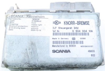 Модуль elf knorr-bremse scania автобус irizar фото №1