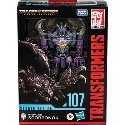 TRANSFORMERS RISE OF THE BEASTS STUDIO SERIES TOMY PREDACON SCORPONOK 107