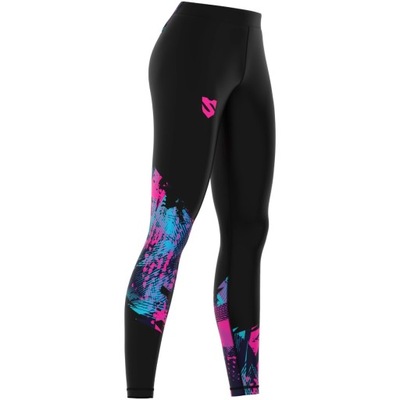 DAMSKIE SPORTOWE LEGGINSY DO BIEGANIA SMMASH ILUM