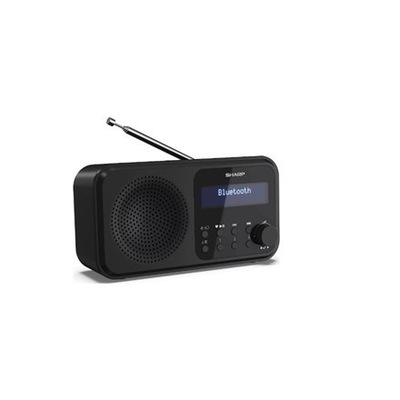 Sharp DR-P420(BK) Tokyo Portable Digital Radio, FM/DAB/DAB+, Bluetooth 5.0,