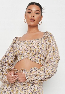 KWIATY 4ZC XXC__L MISSGUIDED CROP TOP