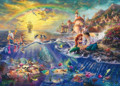 PQ Puzzle 1000 el. THOMAS KINKADE Mała syrenka (Di