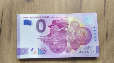 0 Euro Gustav II Adolf Vasa