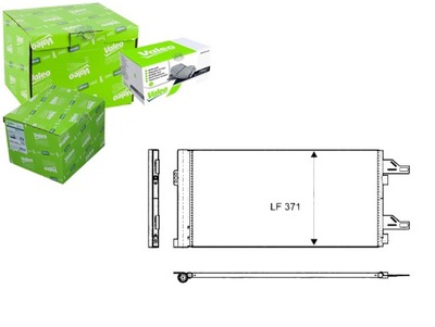 KONDENSATORIUS KONDICIONAVIMO CITROEN JUMPER FIAT DUCATO 