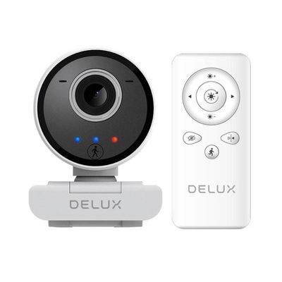 Delux Inteligentna kamera Internetowa ze śledzeniem i wbudowanym mikrofonem
