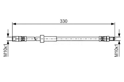 Bosch шланг тормозной volvo s60 i 2.4 bifuel lp фото №1