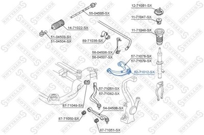 ПАЛЕЦЬ ВАЖЕЛЯ MAZDA 6 05-07