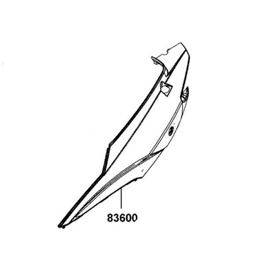 ЗАЩИТА БОКОВАЯ ЛЕВАЯ AGILITY RS 50 83600-LGB5-E10-R9P