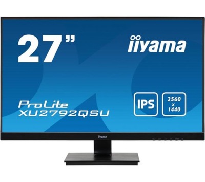 Monitor 27 cali iiyama ProLite XU2792QSU-B1 IPS 2K HDMI DVI DisplayPort