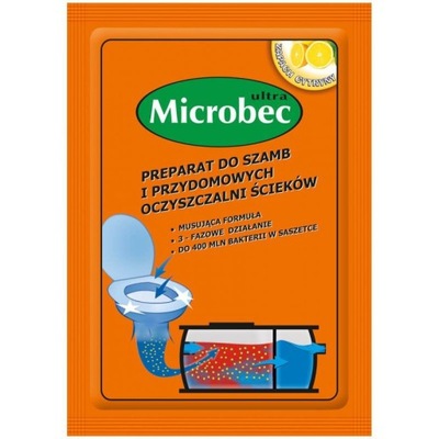 Bros Microbec Preparat Do Szamb Cytrynowy 25G