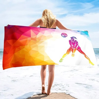 RĘCZNIK Siatkówka ręcznik plażowy szybkoschnąc