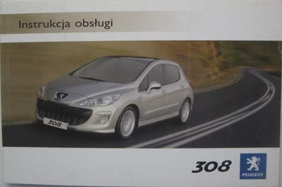 PEUGEOT 308 I 2007-2011 POLSKA MANUAL MANTENIMIENTO KOLOROWA ORIGINAL PEUGEOT  