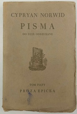 Proza epicka - Cyprian Norwid