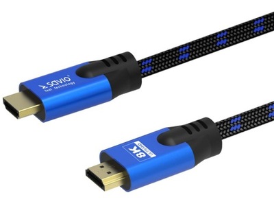 Kabel HDMI - HDMI v2.1 SAVIO CL-143 8K 3 m