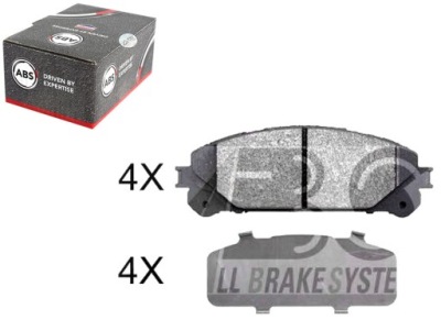 A.b.s. тормозные колодки тормозные lexus nx 200t awd zgz1_. фото №1