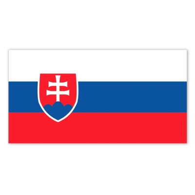 Naklejka na auto FLAGA SŁOWACJI, Słowacja