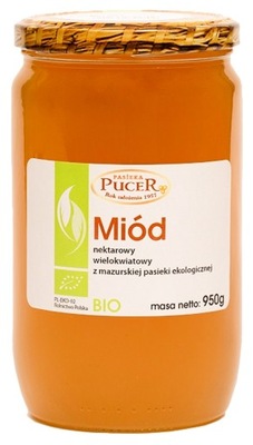 MIÓD NEKTAROWY WIELOKWIAT BIO 950 g PASIEKA PUCER