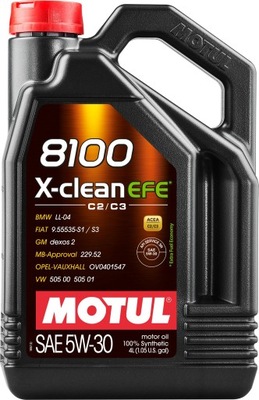 MOTUL 8100 X-clean 5W30 EFE 4L