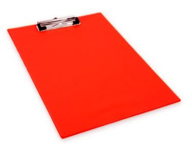 Deska z klipem A4 Czerwona Clipboard