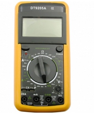 MIERNIK MULTIMETR CYFROWY LCD DT9205A OBUDOWA