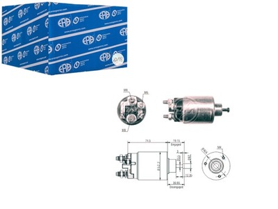 CONMUTADOR ELECTROMAGNÉTICO ERA SMART FIAT BMW AUDI CITROEN TOYOTA  