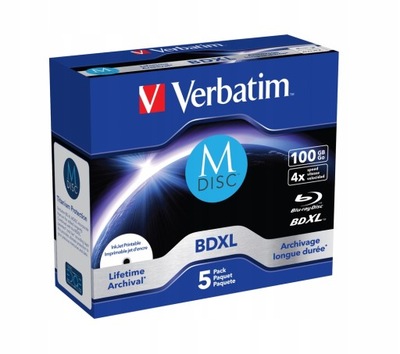 BLU RAY Verbatim M-DISC 100GB printable BD R BD-R