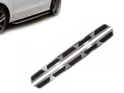 Пороги пороговые audi q3 8u suv 11- алюминий пороги фото №1