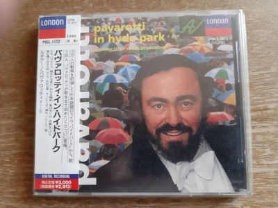 Luciano Pavarotti - In Hyde Park JAPAN.OBI