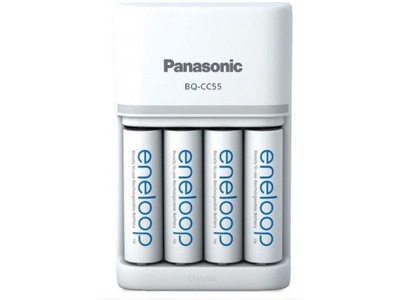 Ładowarka PANASONIC Eneloop BQ-CC55 + 4xAA 2000mAh