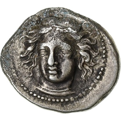 Tesalia, Drachm, ca. 404-370 BC, Larissa, Srebro,