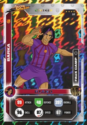 karta Supa Strikas league champions Legendary n 18