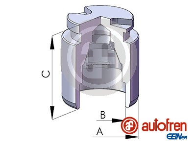 AUTOFREN SEINSA D025119 PISTÓN SOPORTE DE FRENADO PARTE DELANTERA 35MM  