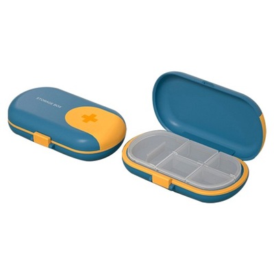 Pill Organizer Travel ABS Medicine Case Storage Box
