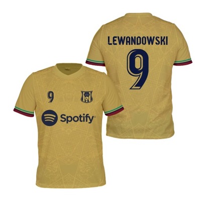 Lewandowski Barcelona ZŁ T-shirt koszulka rozm 122