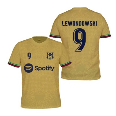 Lewandowski Barcelona ZŁ T-shirt koszulka rozm 140