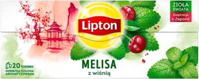 Herbata ziołowa w torebkach Lipton melisa 20szt