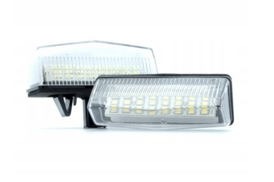 Toyota prius matrix scion lexus освещение номерного знака регистрационный led 2szt фото №1