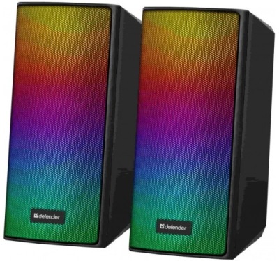 DEFENDER Głośniki komputerowe SPITFIRE 2.0 6W LED USB