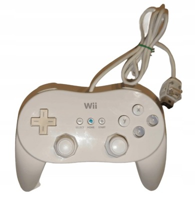 pad Wii classic pro controller gamepad white biały ORYGINALNY