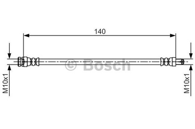 BOSCH 1 987 481 706 CABLE BRAKE ELASTIC  