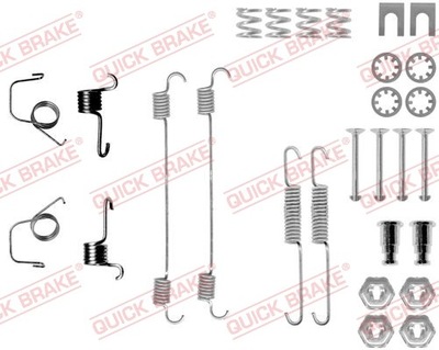 SPRING PADS BRAKE PEUGEOT REAR 106/205/309 83-98 QB105-0617  